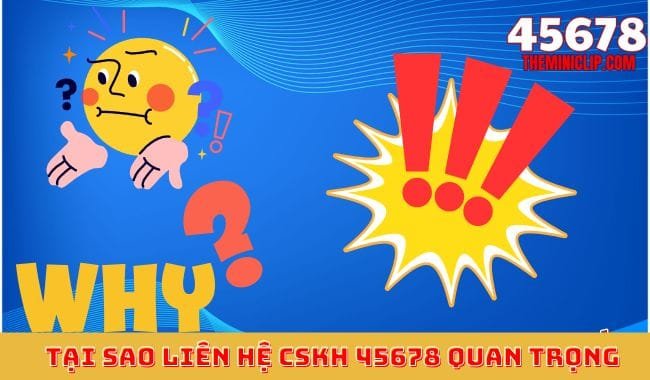 Tại Sao Liên Hệ CSKH 45678 Quan Trọng Cho Mọi Game Thủ Tại Sao Liên Hệ CSKH 45678 Quan Trọng Cho Mọi Game Thủ